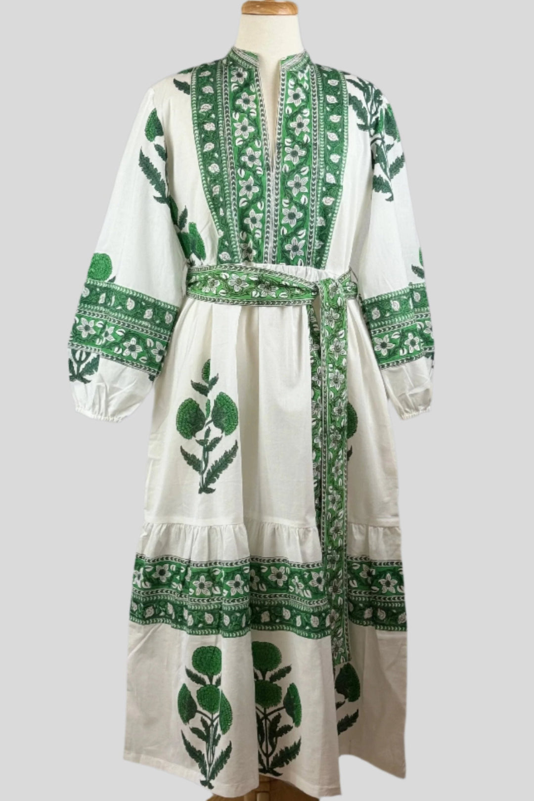 Block print dress. The perfect summer dress.  Wear to casual weddings, Christmas Day lunch, engagement parties or any special occasion.