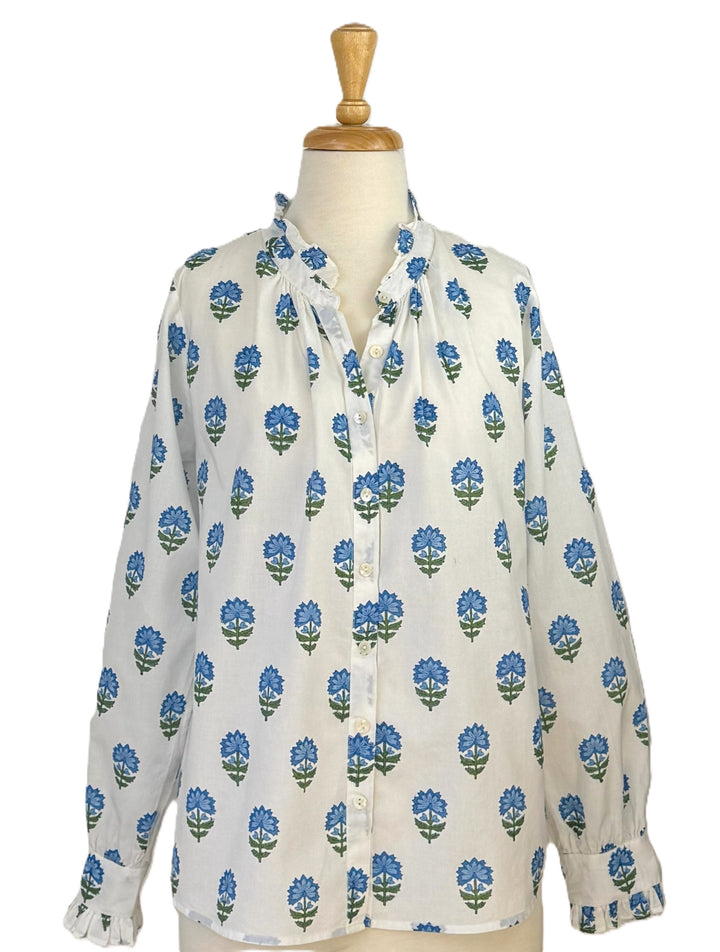 Boota print cotton shirt