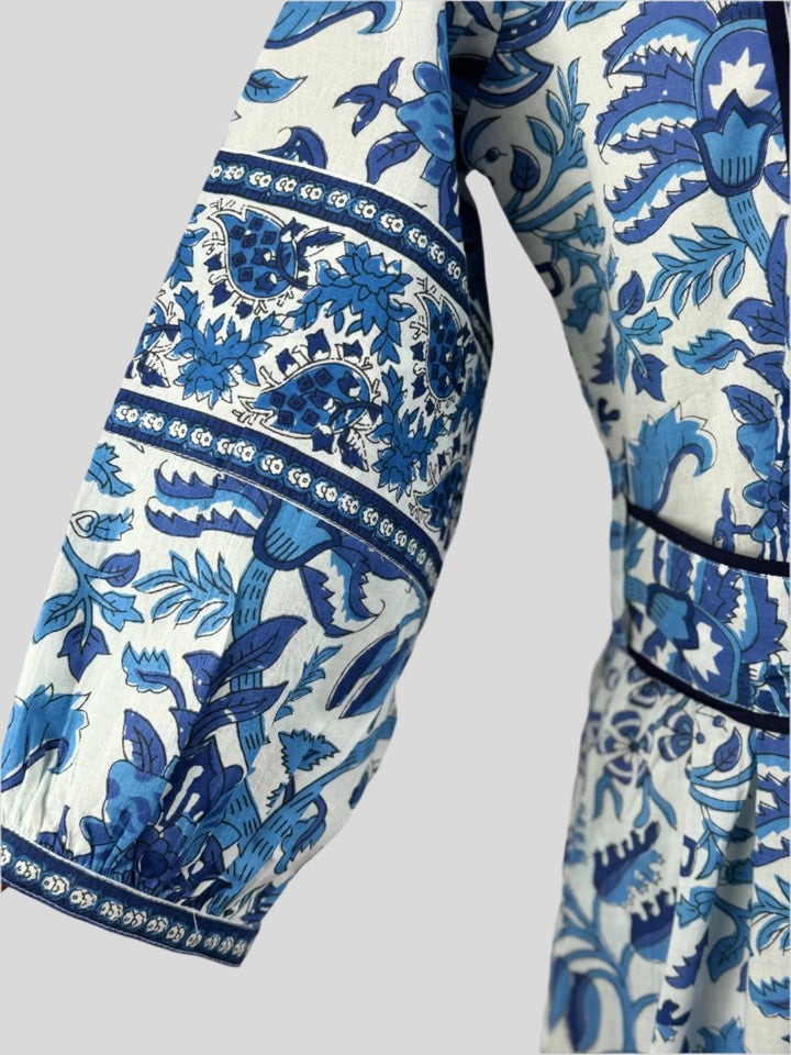 Neelkanth Print Dress - Blue