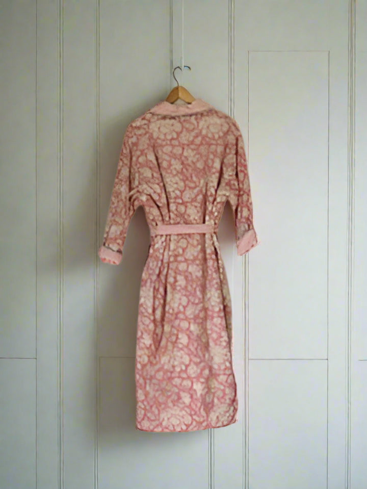 Pali block-print, quilted reversible robe